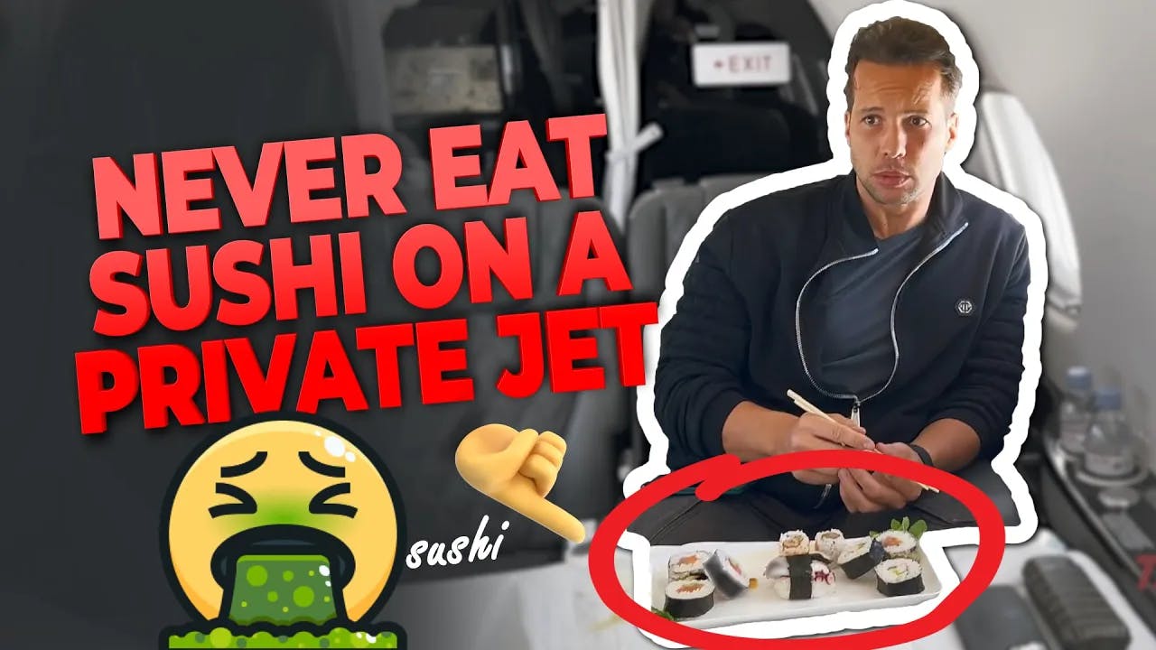NEVER EAT SUSHI ON A PRIVATE JET ✈️🤮💥💀 | Tate Confidential Ep.146
